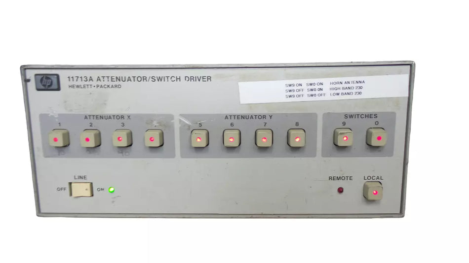 HP 11713A Attenuator / Switch Driver - High-Quality Product
