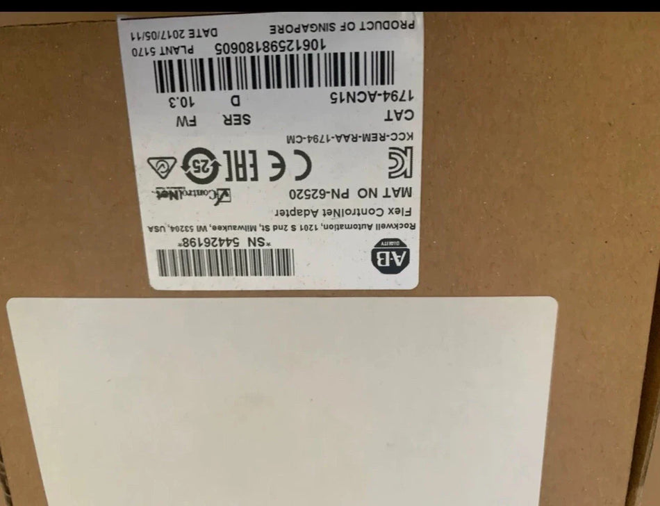 1794-ACN15 Ethernet/IP Adapter Module for Industrial Control Networks