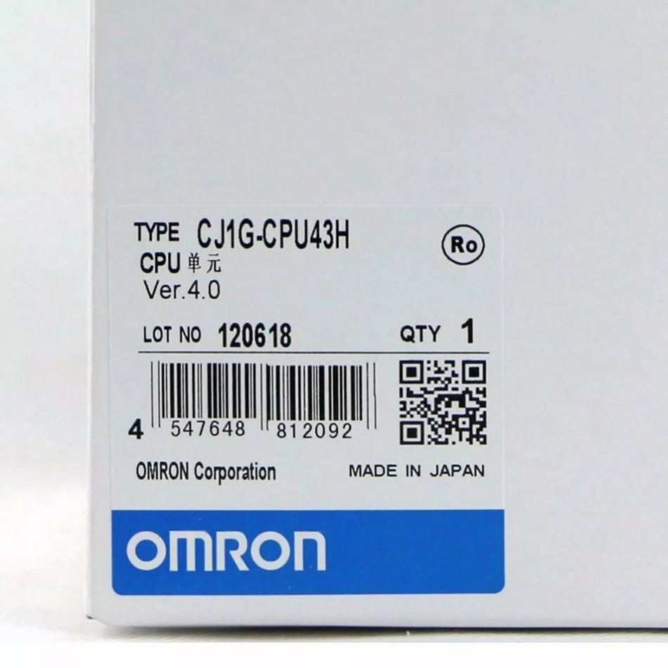 1PC New OMRON CJ1G-CPU43H PLC Module CJ1GCPU43H