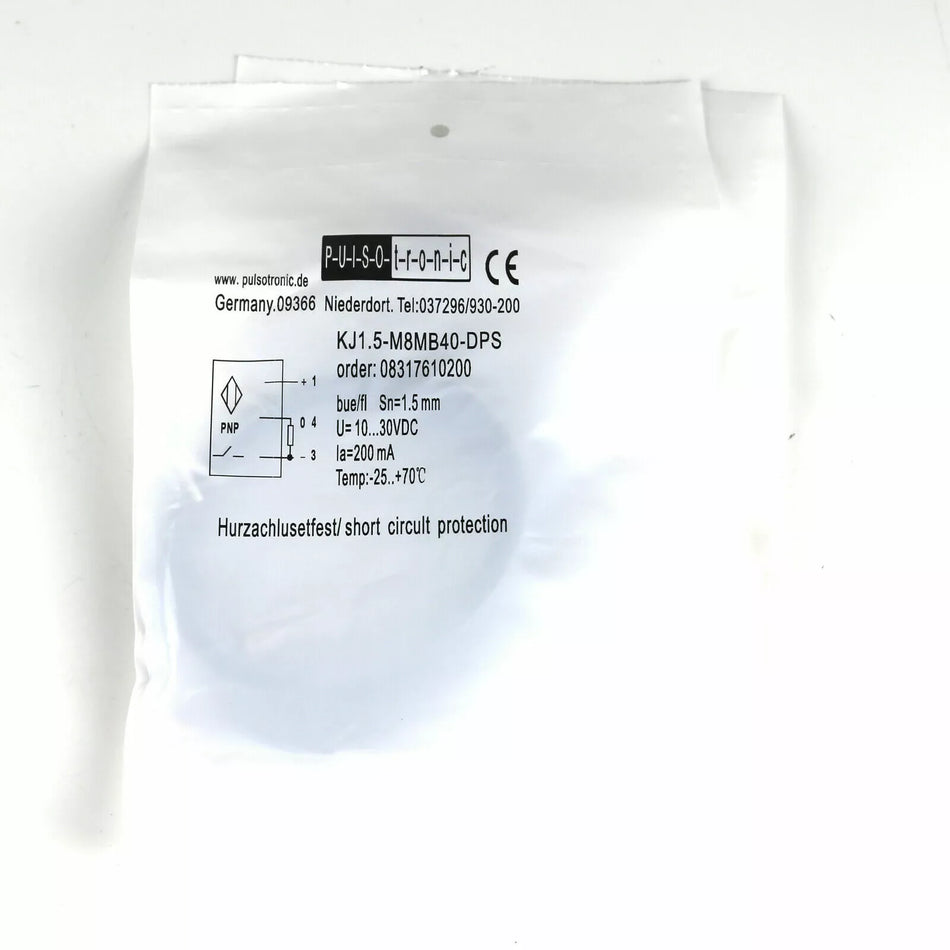 1PC New For Pulsotronic Proximity Switch KJ1,5-M8MB40-DPS