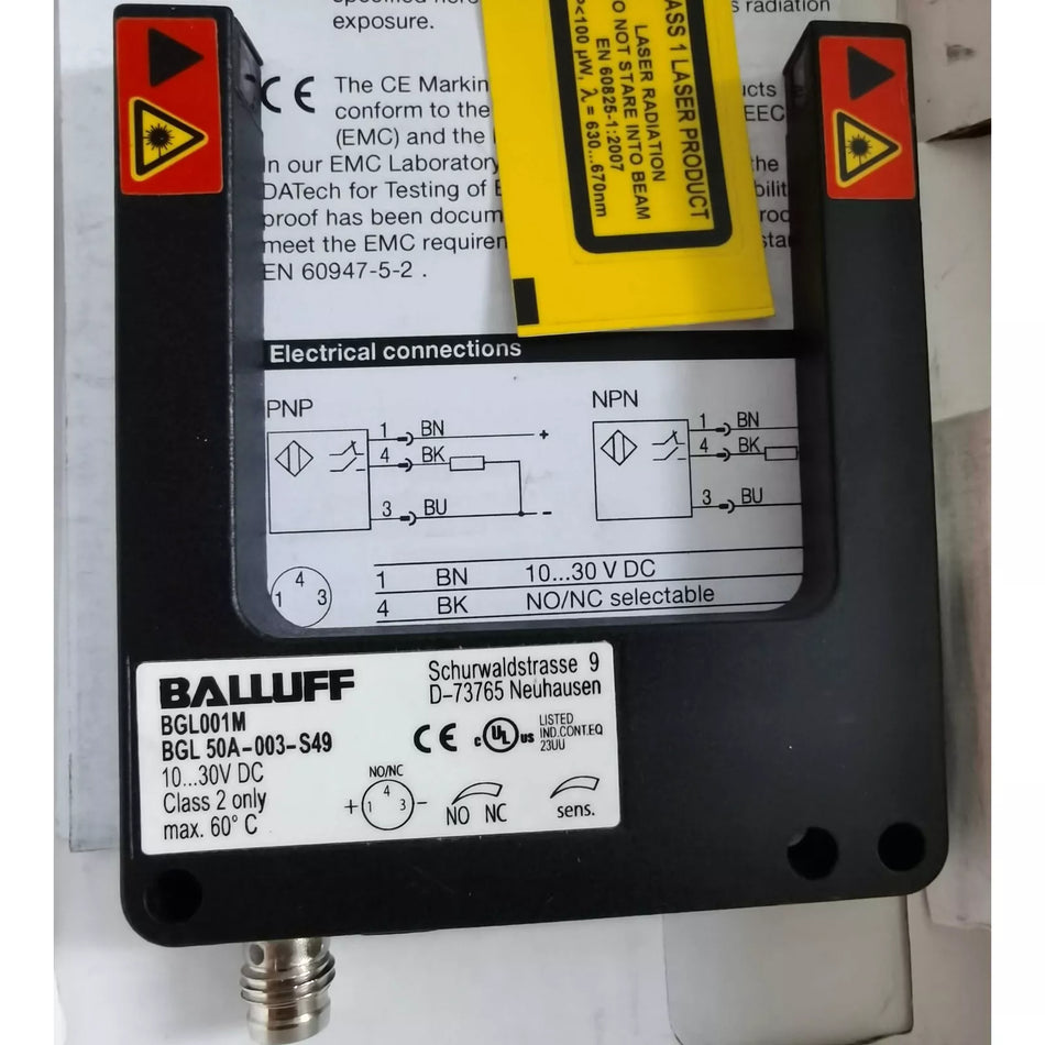 Balluff BGL 50A-003-S49 Photoelectric Switch 1PC Expedited Shipping
