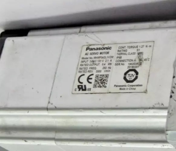 Panasonic MHMF042L1V2M 200V AC Servo Motor 'Used'