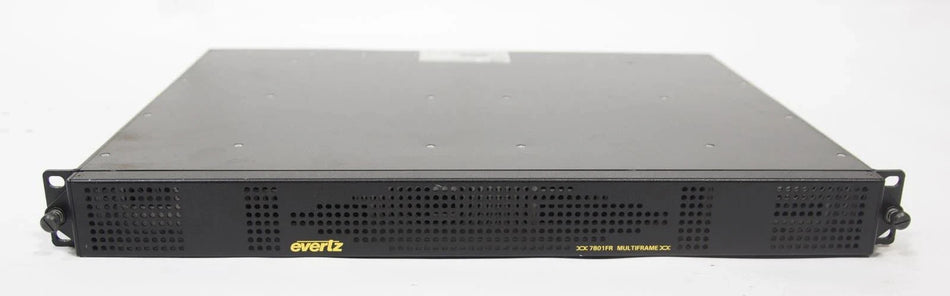 Evertz 7801FR Multiframe Digital Signal Processor with 2x 7743DLY-HD Boards