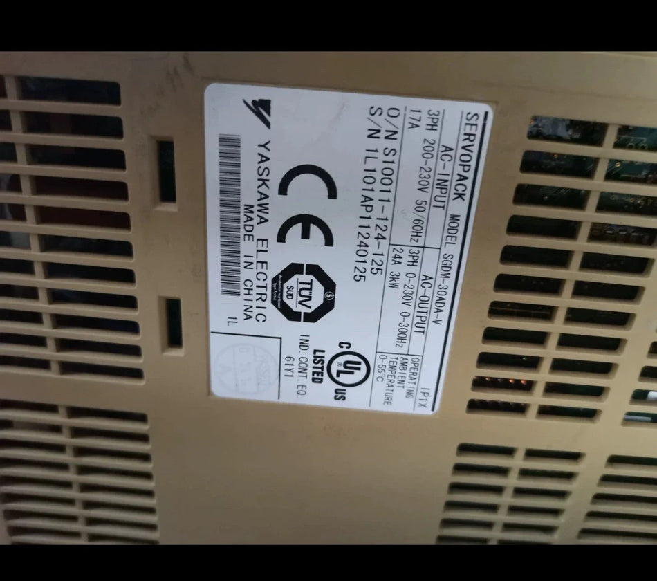 Compact SGDM-30ADA-V Servo Drive with Advanced Motion Control