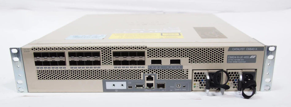 Cisco Catalyst C6824-X-LE-40G 24x10GE + 2x40GE Ethernet Switch C6840-X