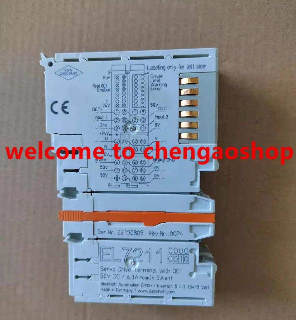 1pc USED BECKHOFF EL7211 EL7211-0010 Module TESTED #V3J6 CH