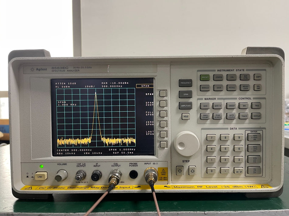 Agilent 8563EC Spectrum Analyzer 9KHz–26.5GHz