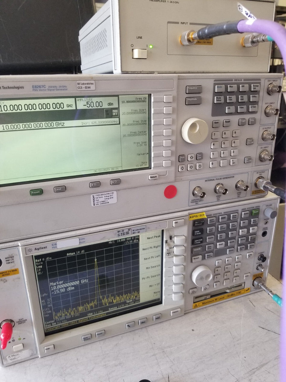 Wideband Preamp 1 GHz to 26.5 GHz