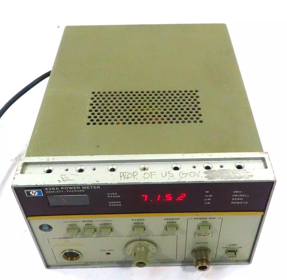 HP Hewlett Packard 436A Power Meter - Reliable Measurement Device