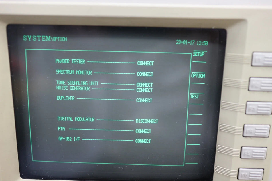 ANRITSU MT2605A /01/02/03/04/05/07 Radio Communication Tester (Spectrum Monitor)