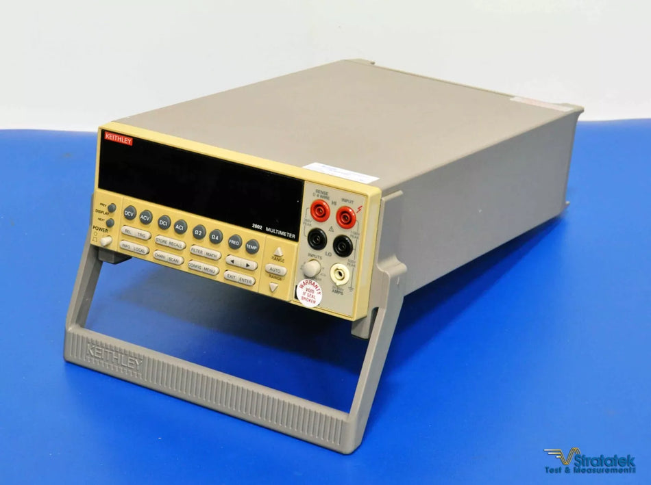 Keithley 2002 Multimeter 8.5 Digit Multimeter 8 1/2 Digit DMM Calibrated Data