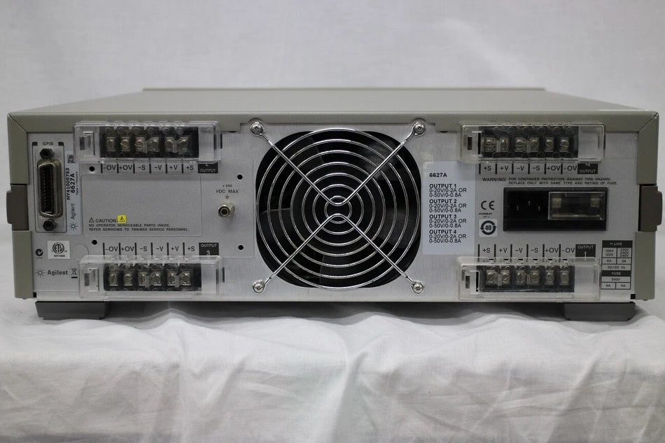 Agilent 6627A 0-50V 2A 4ch System DC Power Supply