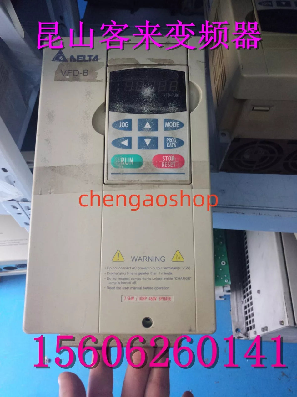 1PC USED VFD075B43B frequency converter