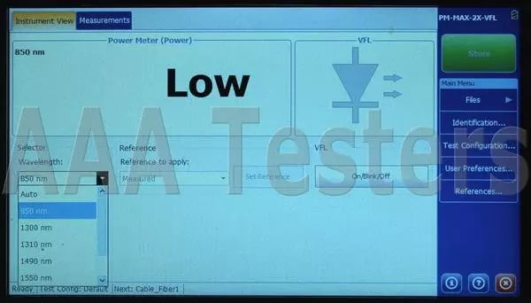 EXFO MAX-715B MaxTester iOLM 1310 / 1550 Fiber OTDR w/ PM & VFL MAX-715B-M1-EA