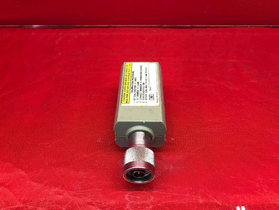 Calibrated Agilent/Keysight 8481A Power Sensor 10 MHz to 18 GHz SN 1550A05722
