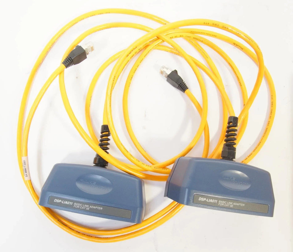 Fluke DSP-4000 Cable Tester with DSP-4000SR Smart Remote & Adapters