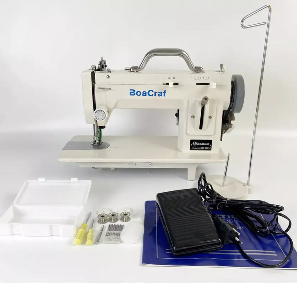 7'' Inch Arm Walking Foot Zigzag Stitch Sewing Machine for Leather