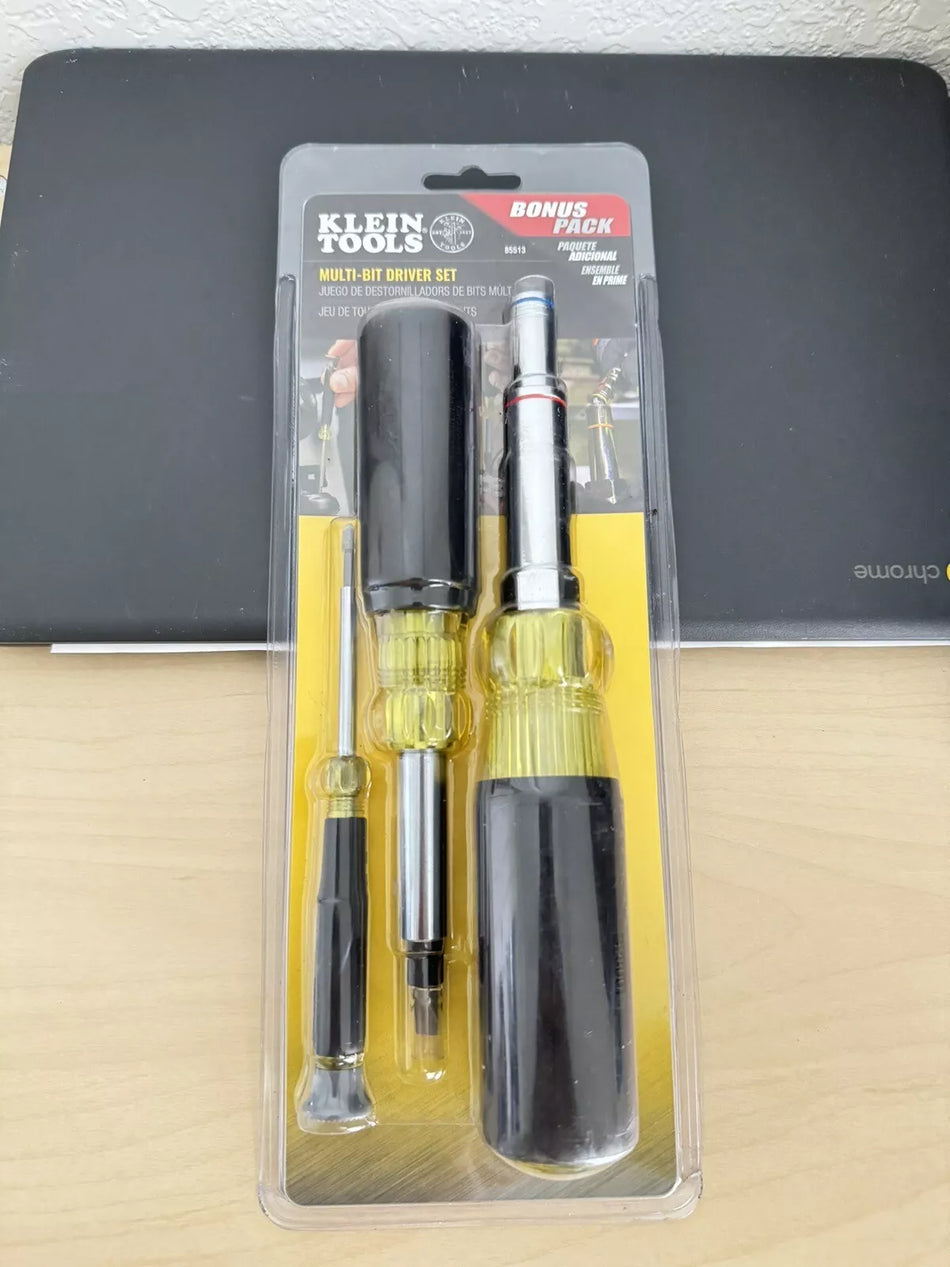 Klein Tools 3-Piece Multi-Bit Screwdriver and Nut Driver Set 85513
