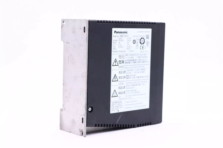 Panasonic MBDJT2210 AC Servo Drive 400W 240VAC Servo Motor Controller