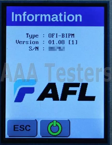 AFL Noyes OFI-BIPM Fiber Optic Identifier w/ Power Meter OFI BIPM