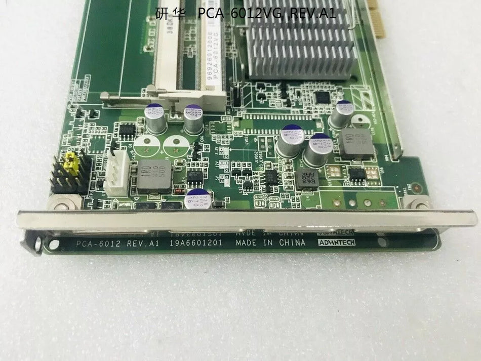 1PC Used Advantech PCA-6012 REV; A1 motherboard by #W7914 WX