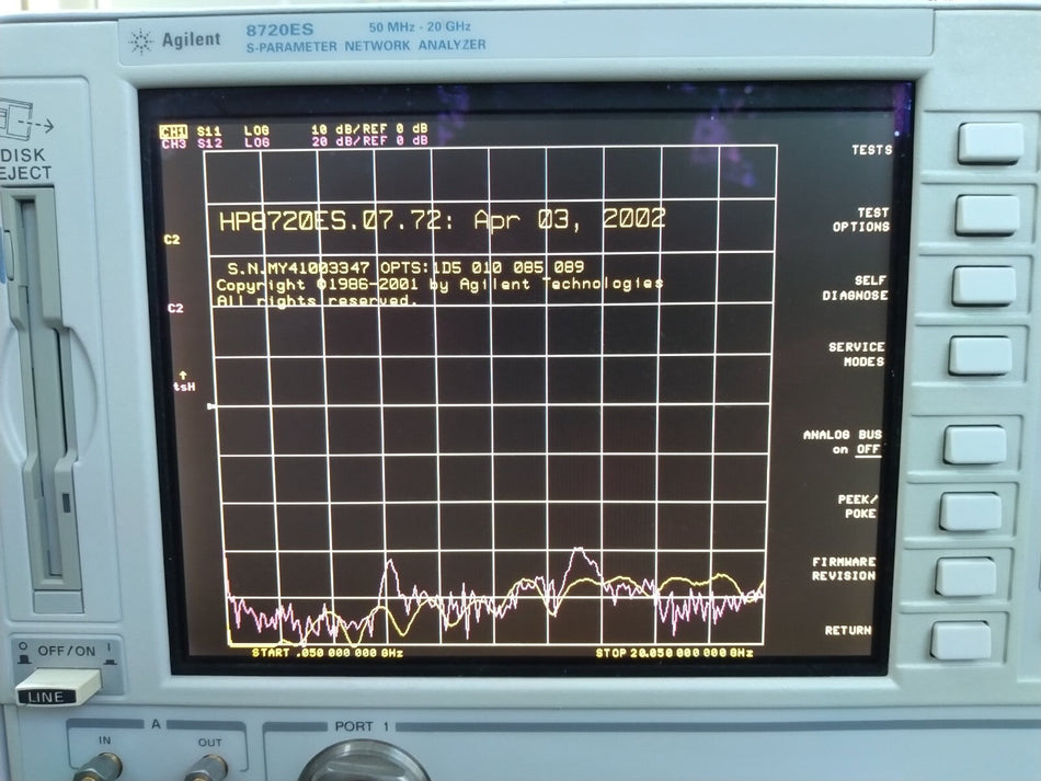 Agilent 8720ES Network Analyzer