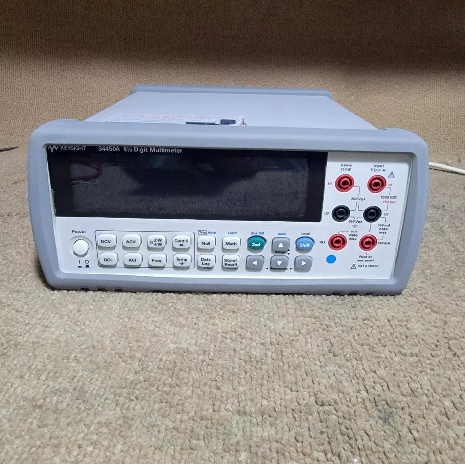 USED 1PCS Keysight 34450A 5.5 (5 1/2) Digit Digital Multimeter with 90 Warrant