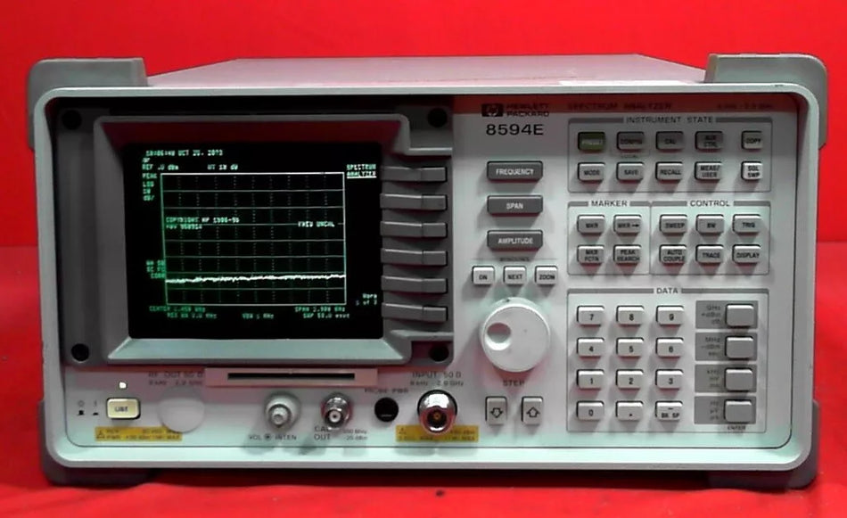Agilent 8594E- 004-041-103-3710A03977 Spectrum Analyzer, 9kHz to 2.9 GHz