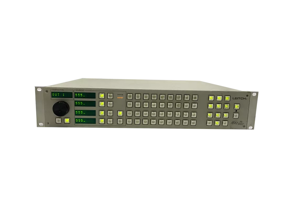 Leitch RCP-ABA2-Xyp 16x16 Audio Video Router with 2x ASM 16x16+ Module and 1x VSR-16x16