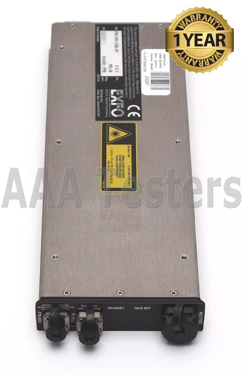 EXFO FTB-3922-23BL SM MultiTest Module For FTB-300 & FTB-400 FTB-3920 FTB-3922
