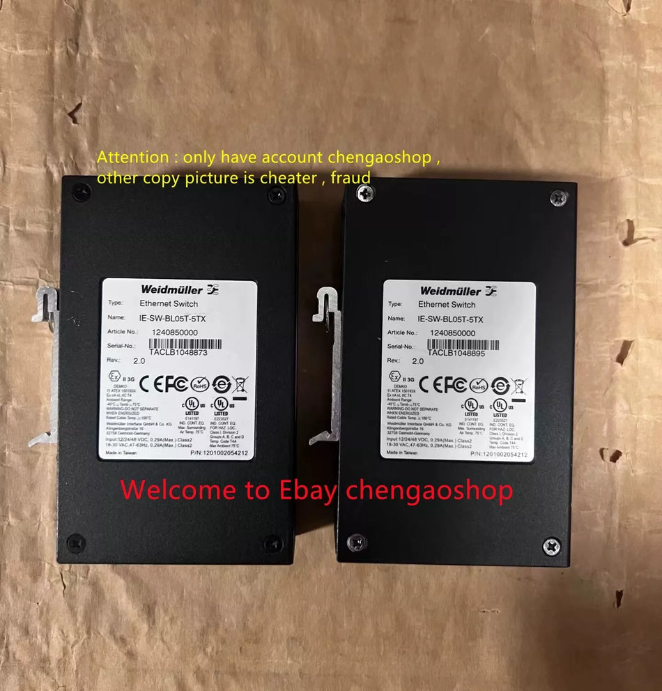 1pc 1240850000 IE-SW-BL05T-5TX (90days Warranty by DHL/FedEx) #U6419D YG