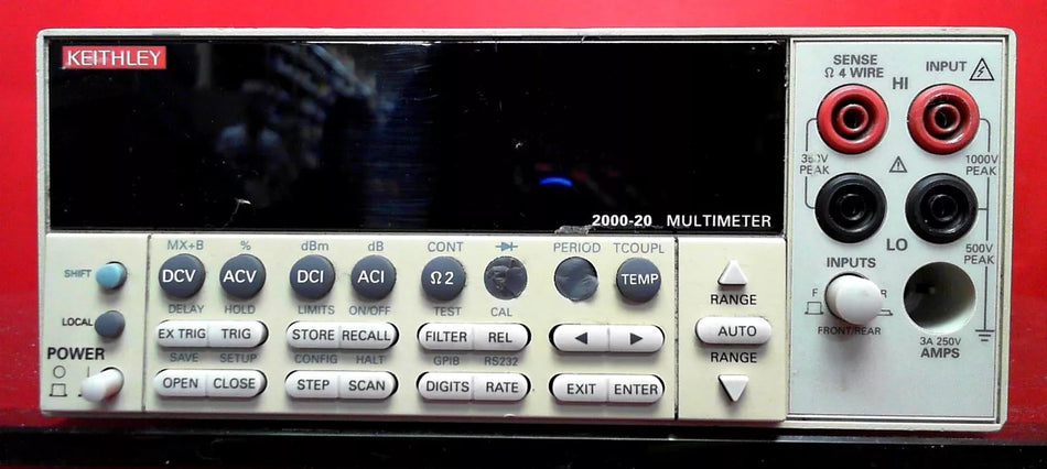 Keithley 2000-20 6 1/2-Digit DMM with 20 Channel Scanner Card