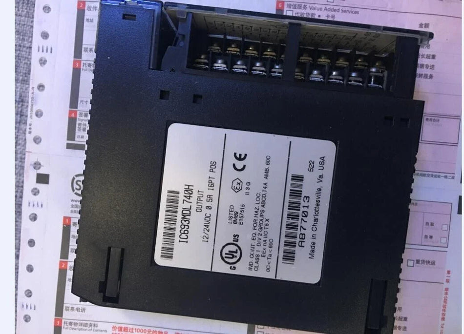 GE Fanuc IC693MDL740H 12/24 VDC Input Module