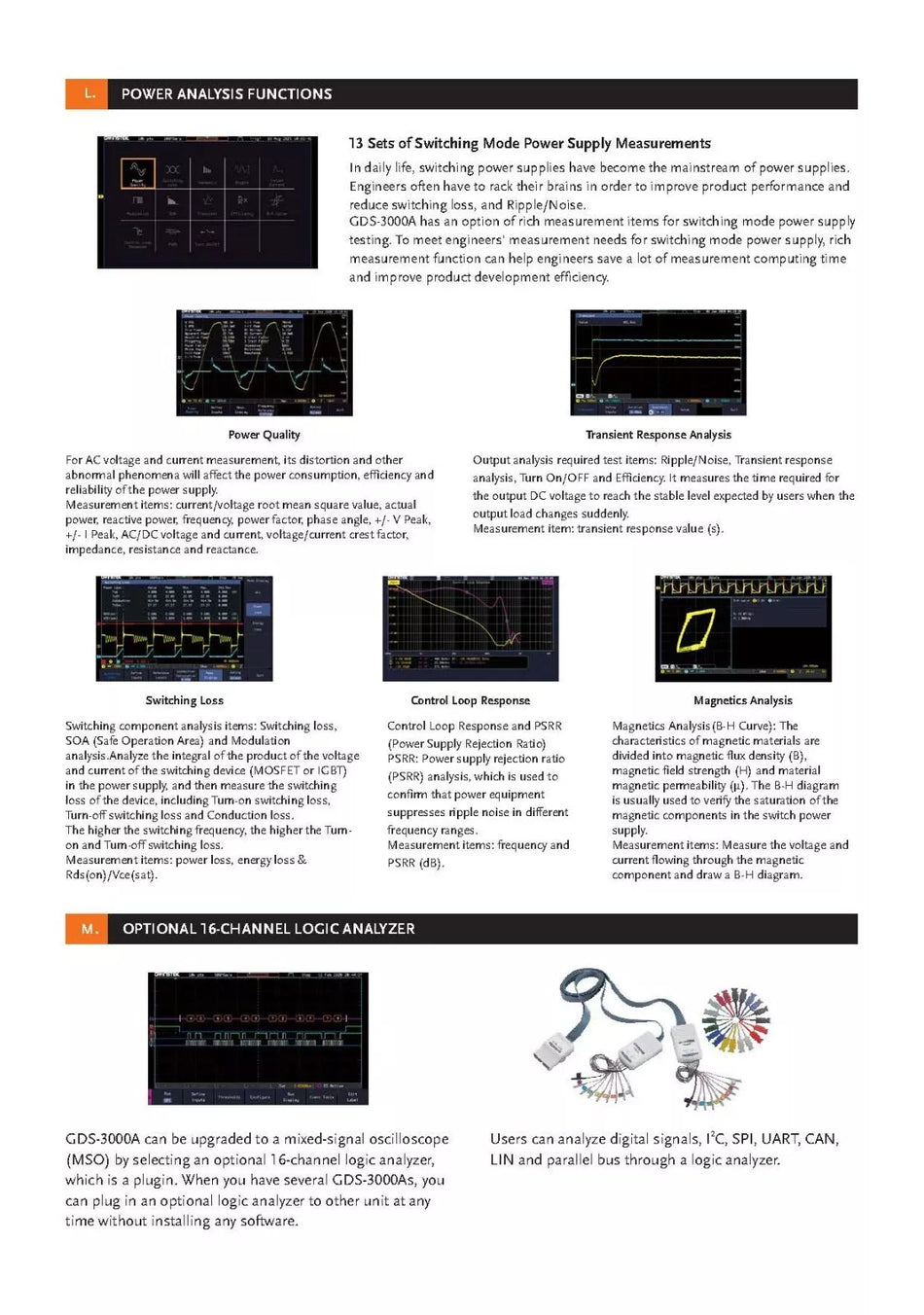 GW Instek GDS-3352A Oscilloscope 350MHz 5GSa/s 2CHs Digital Storage Oscilloscope