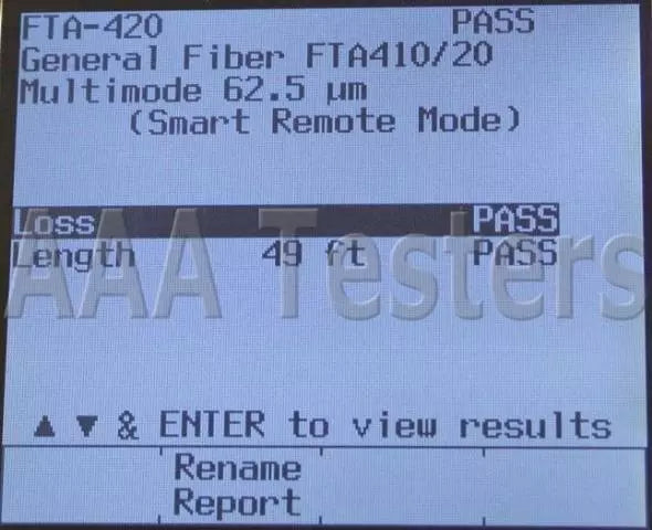 Fluke DSP-4300 Cat6 MM Fiber Cable Tester 850/1300 FTA420 DSP4300 DSP-FTA420
