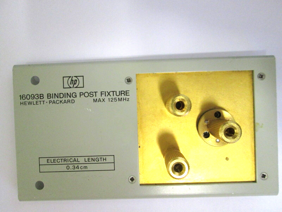 Binding Post Fixture for HP 16093B