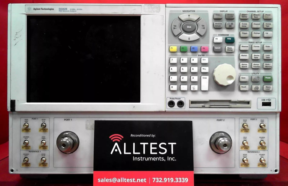 Agilent E8362B 014,081 PNA Vector Network Analyzer 10 MHz to 20 GHz