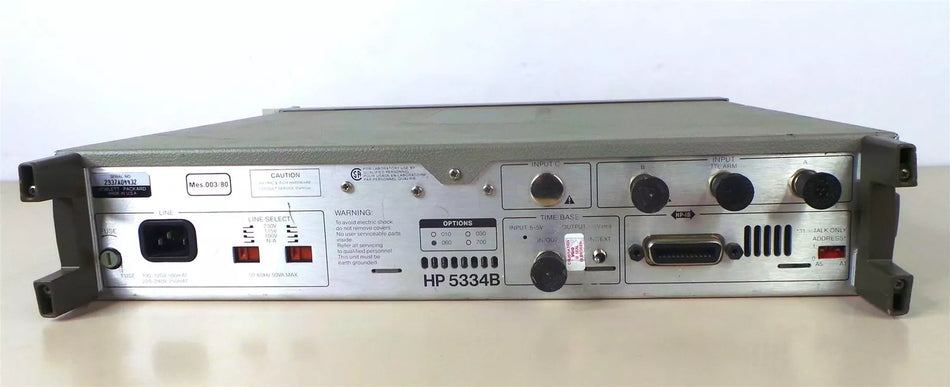 HP 5334B Universal Counter with High Accuracy and Advanced Features