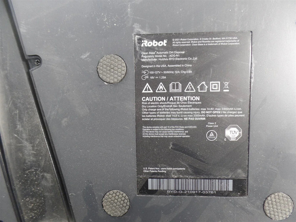 iRobot Roomba ADG-N1 Clean Base Automatic Dirt Disposal Charging Base ONLY