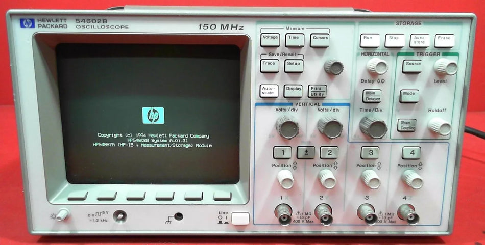 Agilent/Keysight 54602B US36180188 2 Channel 150 MHz Oscilloscope