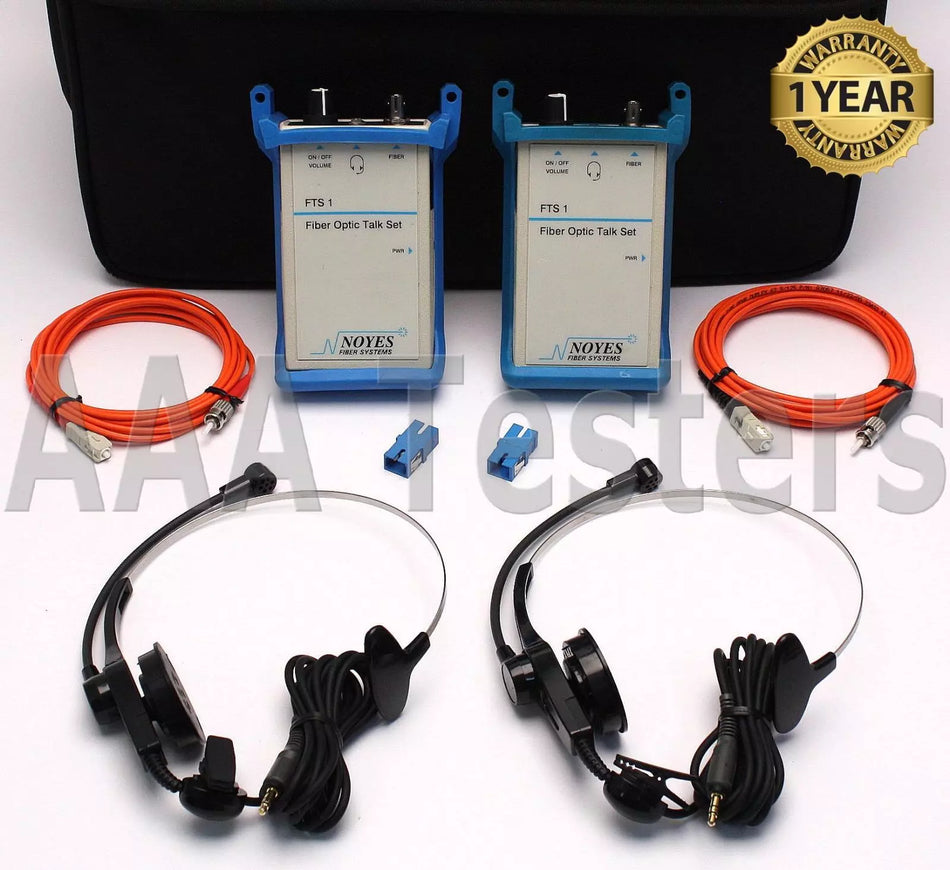 AFL Noyes FTS 1 MM Fiber Optic Talk Set 850nm FTS 1-1 FTS-1
