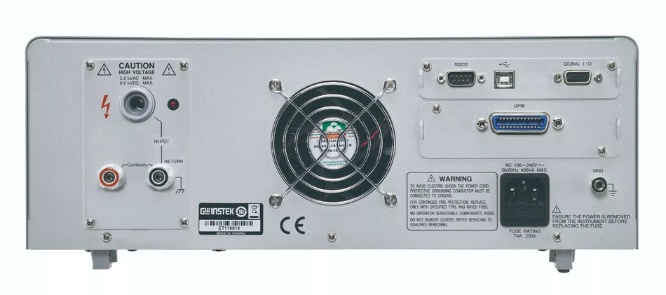 GW Instek GPT-12002 Safety Analyzer Tester Hi-Pot 200VA AC/DC Hipot