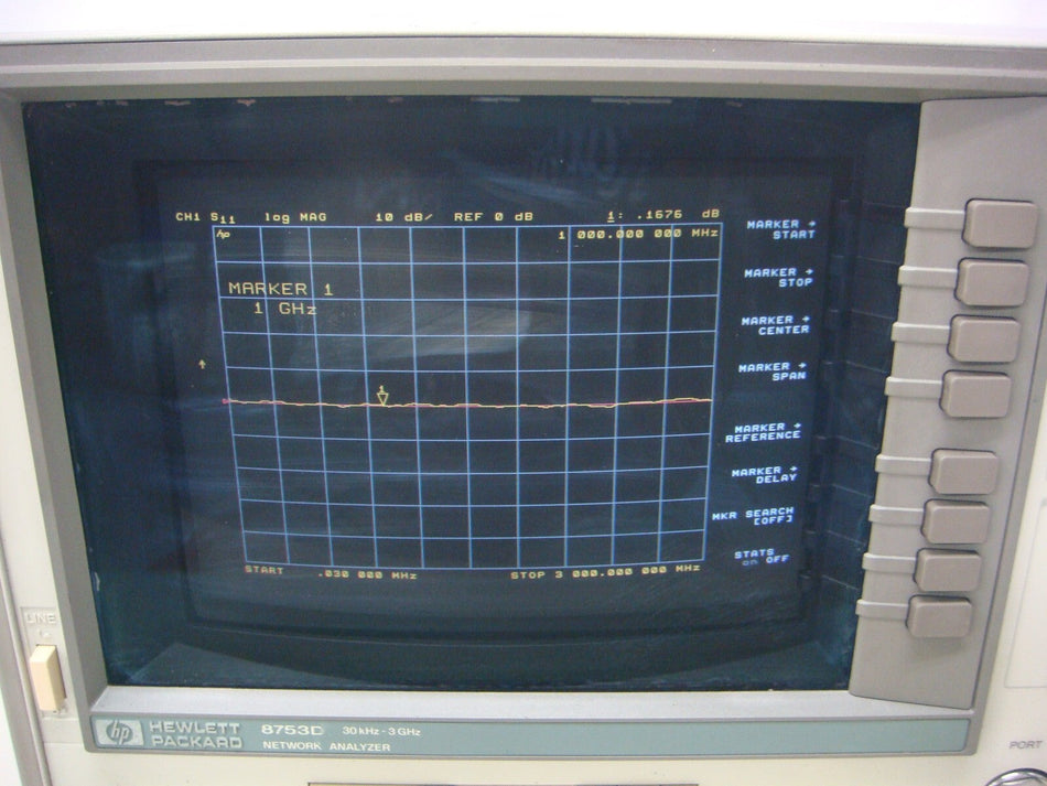 HP 8753D 3GHz S-parameter Test Set