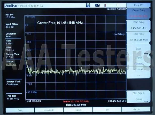 Anritsu MS2712E Spectrum Master Analyzer w/ Opts 9/31/541/542 GPS Receiver