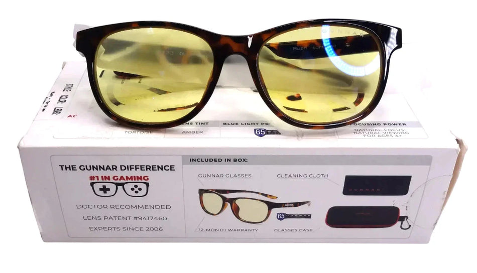 GUNNAR - RUSH Blue Light Gaming & Computer Glasses - Onyx free shipping