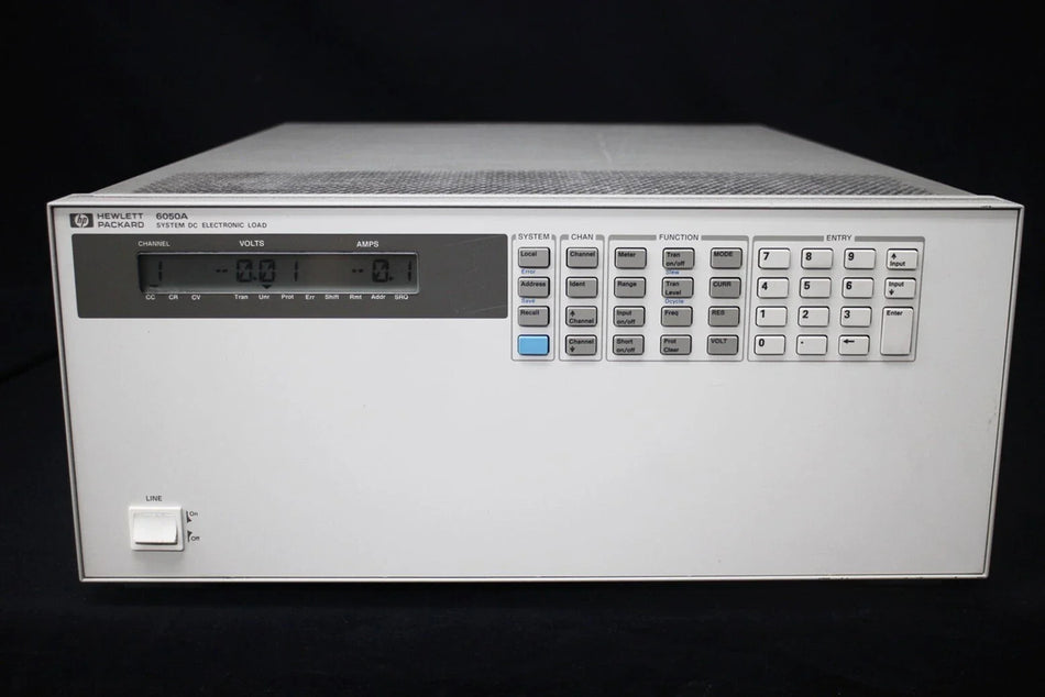 HP 6050A+60504A Electronic Load Mainframe with Three 60504A Units