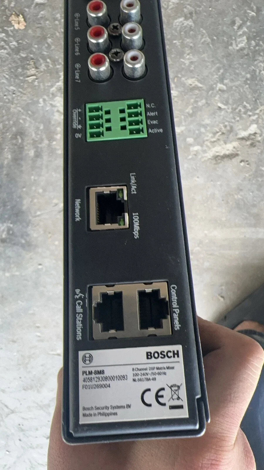 Bosch PLM-8M8 8-Channel Matrix Mixer with 90-Day Warranty