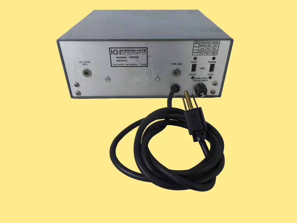 KROHN-HITE 1000 Function Generator - Professional Signal Generator