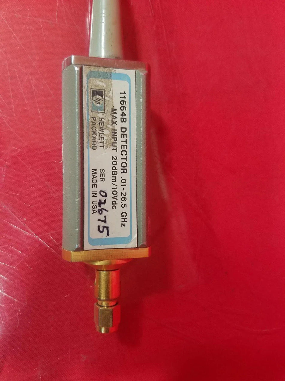Hewlett Packard 11664B Detector .01-26.5 GHz S/N AT1566