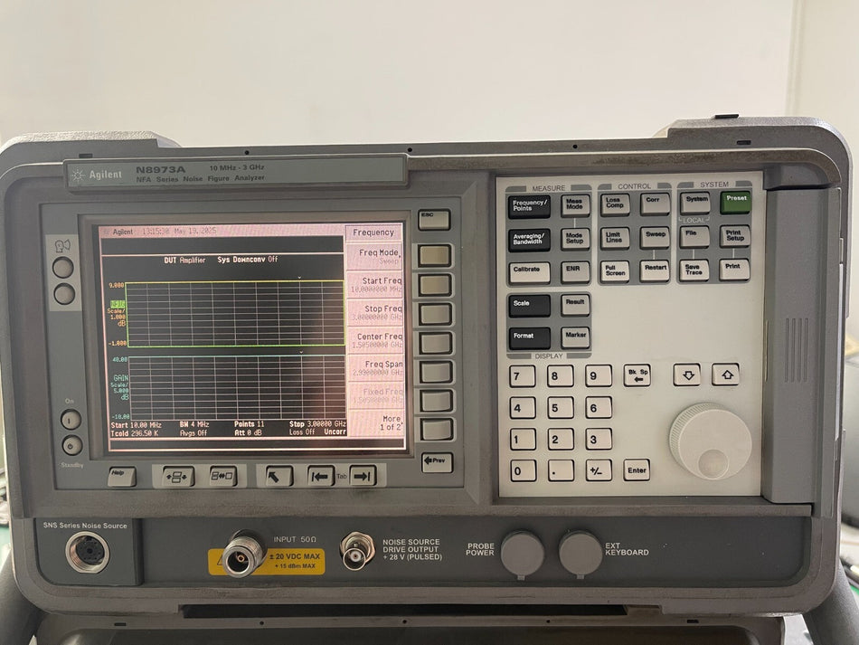 Agilent N8973A Noise Figure Analyzer 10 MHz-3 GHz